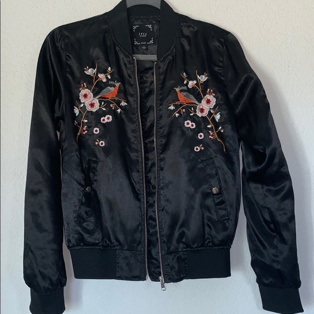 Iris Japanese cherry blossom jacket size S